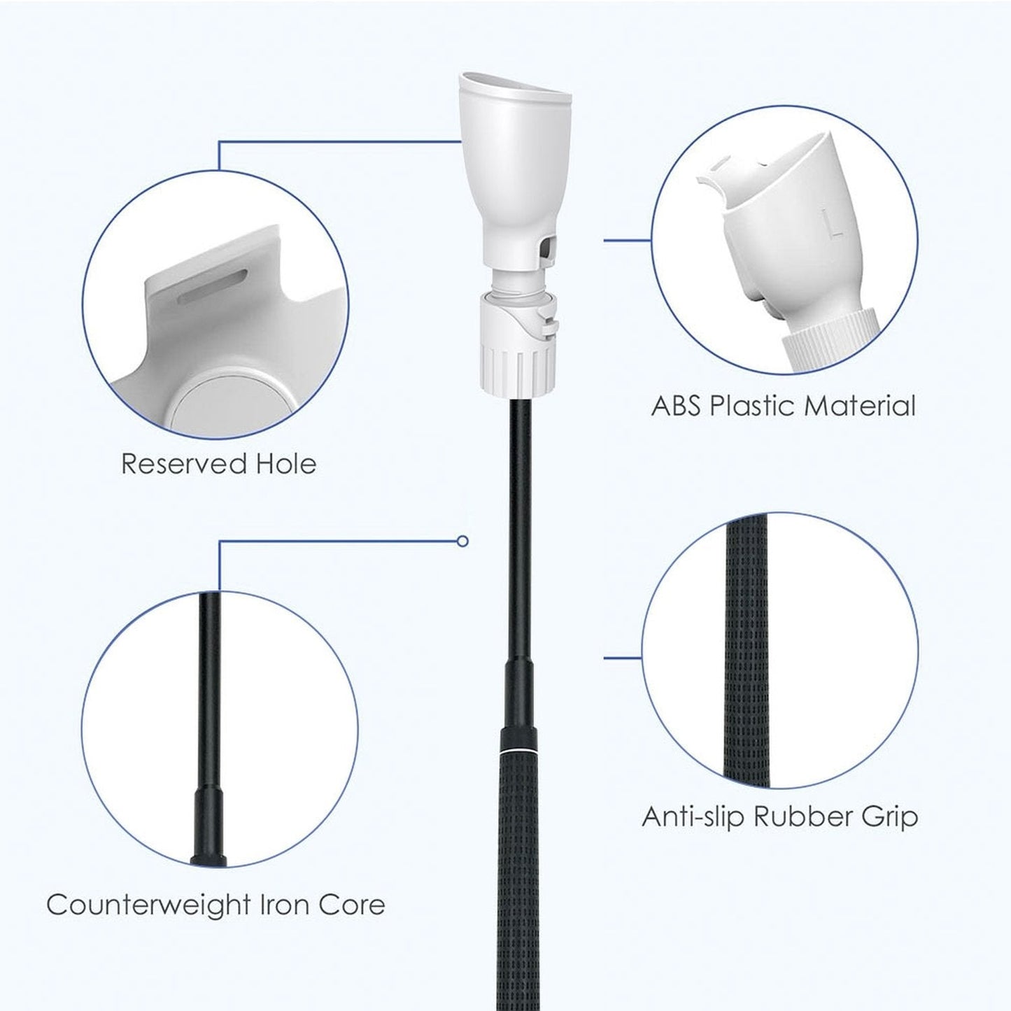 Quest 3/3s Adjustable Extension Club Controller Attachment – Durable, Comfortable, and Therapy-Focused