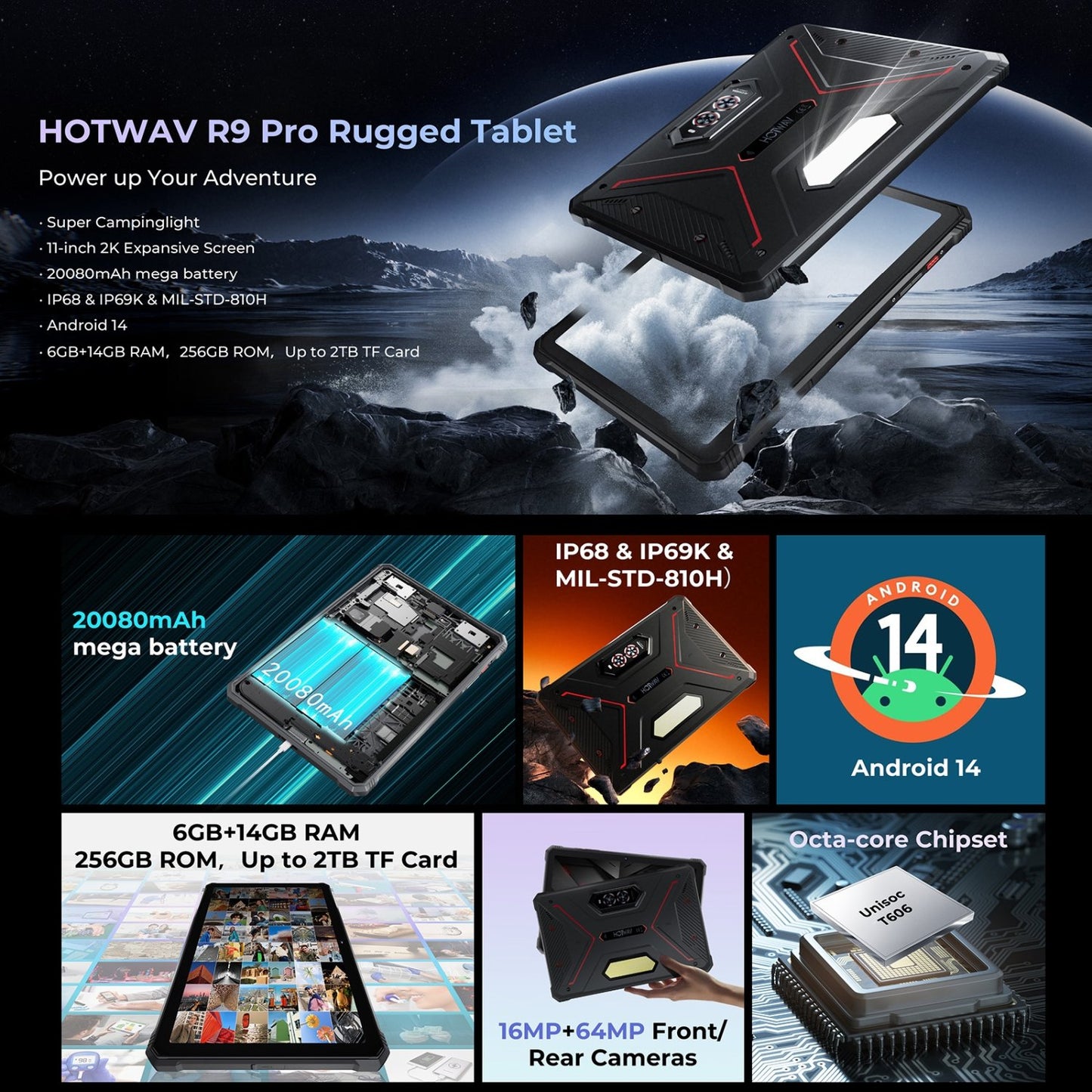 R9 Pro Rugged Tablet: Ultimate Durability with Premium Performance