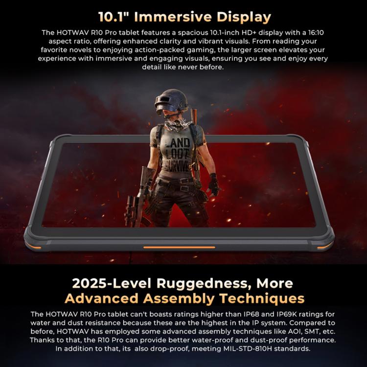 HOTWAV Tab R10 Pro Rugged Tablet | NDIS Speech & AAC Aid