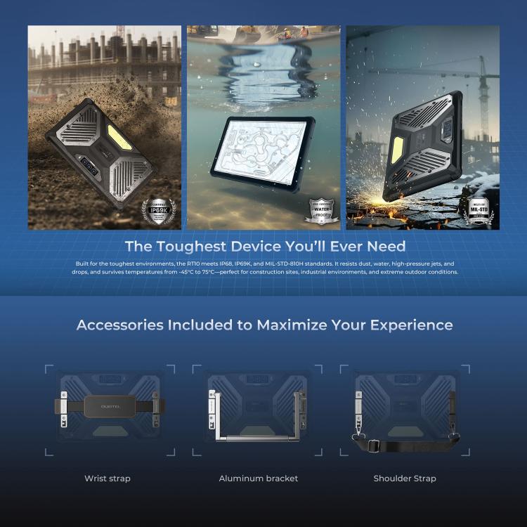 OUKITEL RT10 Rugged Tablet | NDIS AAC & Communication Aid