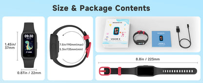 BIGGERFIVE Vigor 3 Kids Tracker | NDIS Routine & Sleep Aid