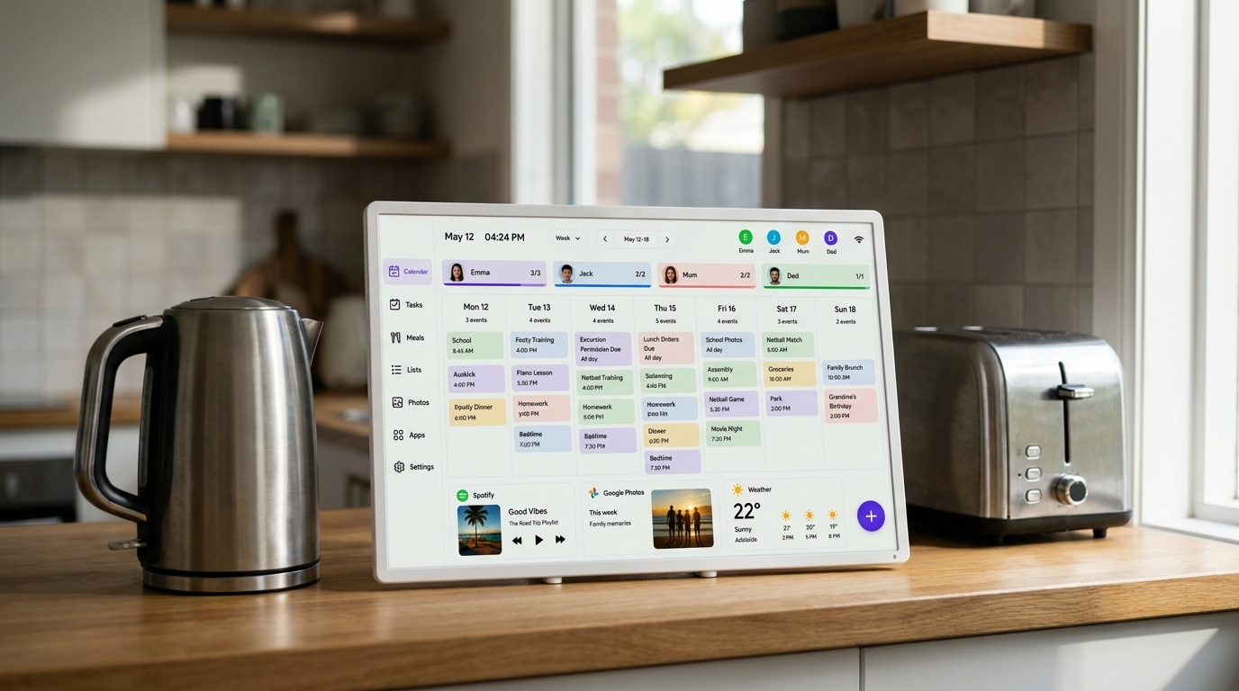 15.6" Smart Touchscreen Planner | NDIS Routine & Cognitive Aid