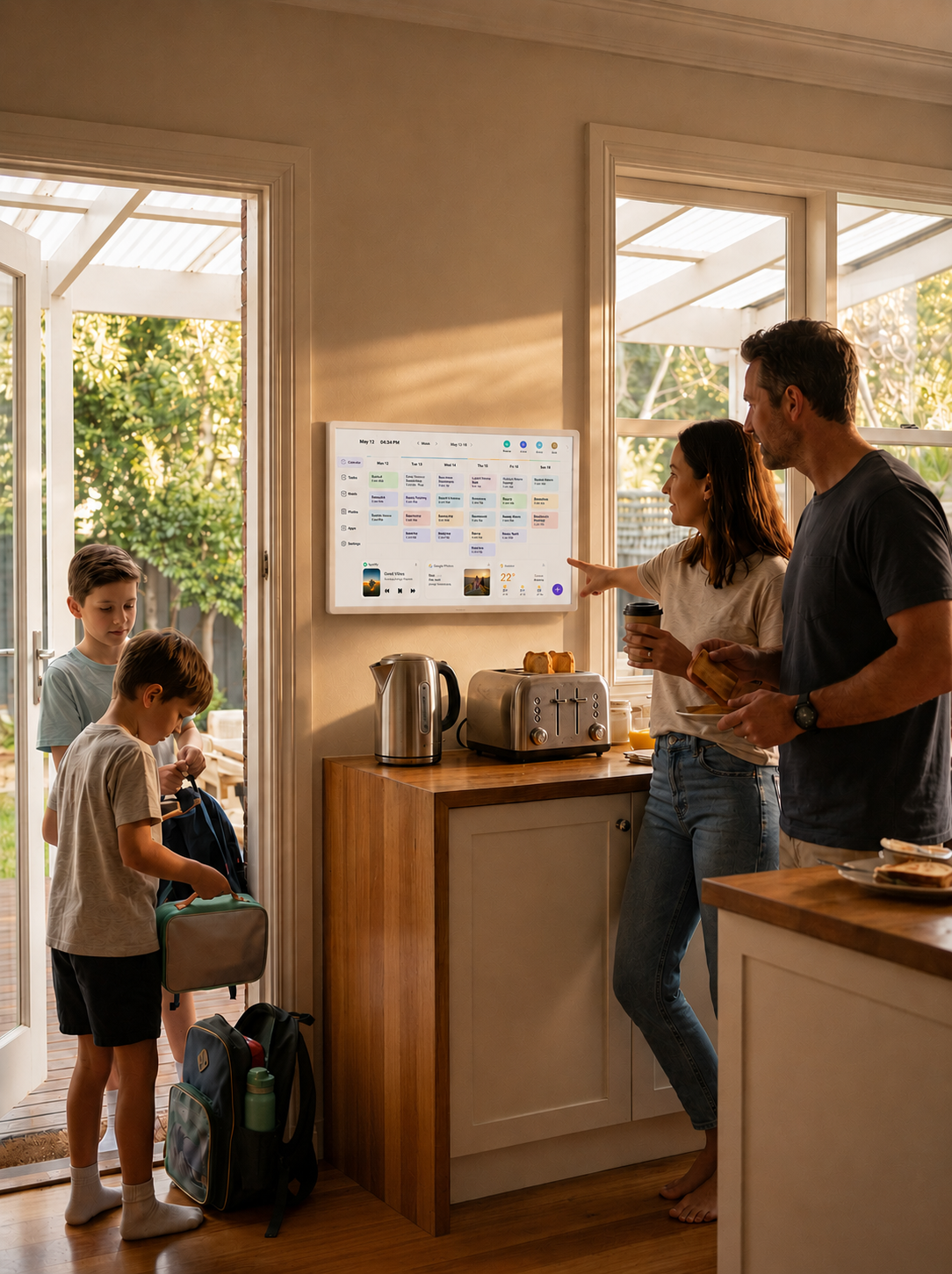 DayNest One 21.5" Digital Routine Hub | NDIS Claims Ready + Sense AI Included