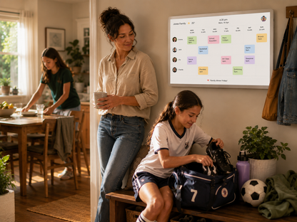 DayNest Pro 32" Smart Calendar | NDIS High-Vis Routine Hub