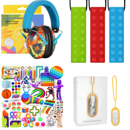 Calm Explorer Sensory Travel Kit | 4pc NDIS Regulation Bundle for Kids