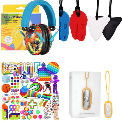 Calm Explorer Sensory Travel Kit | 4pc NDIS Regulation Bundle for Kids