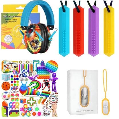 Calm Explorer Sensory Travel Kit | 4pc NDIS Regulation Bundle for Kids