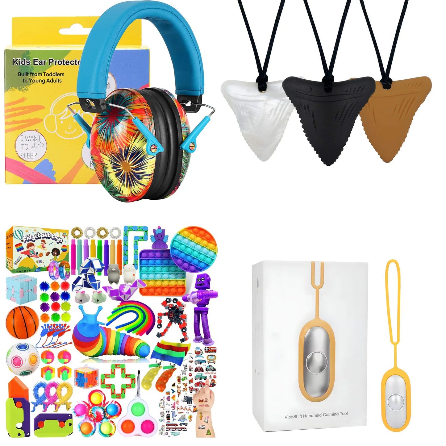 Calm Explorer Sensory Travel Kit | 4pc NDIS Regulation Bundle for Kids