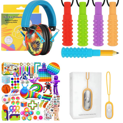 Calm Explorer Sensory Travel Kit | 4pc NDIS Regulation Bundle for Kids