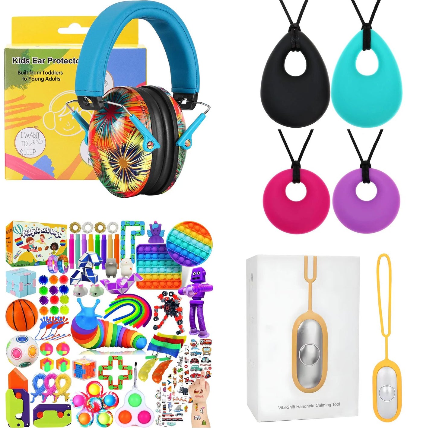 Calm Explorer Sensory Travel Kit | 4pc NDIS Regulation Bundle for Kids