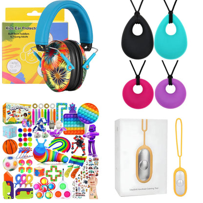 Calm Explorer Sensory Travel Kit | 4pc NDIS Regulation Bundle for Kids