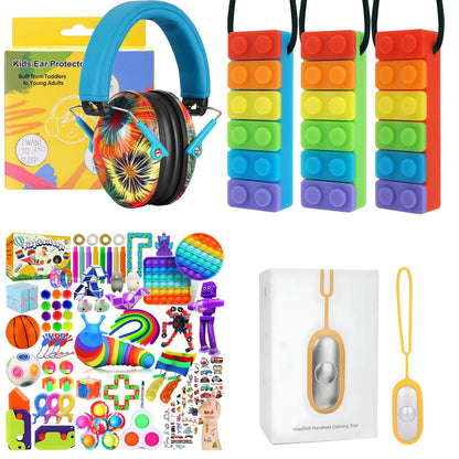 Calm Explorer Sensory Travel Kit | 4pc NDIS Regulation Bundle for Kids