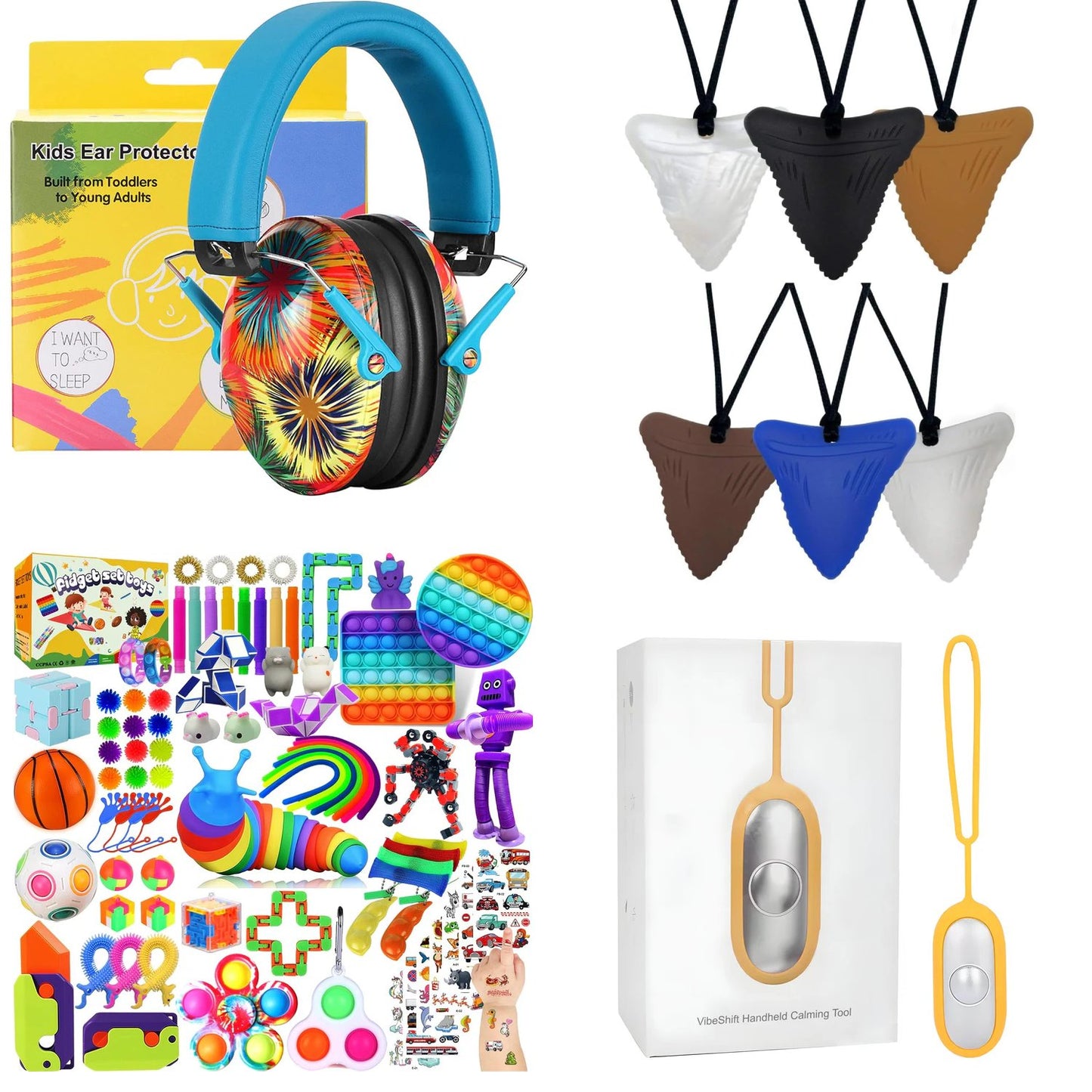 Calm Explorer Sensory Travel Kit | 4pc NDIS Regulation Bundle for Kids