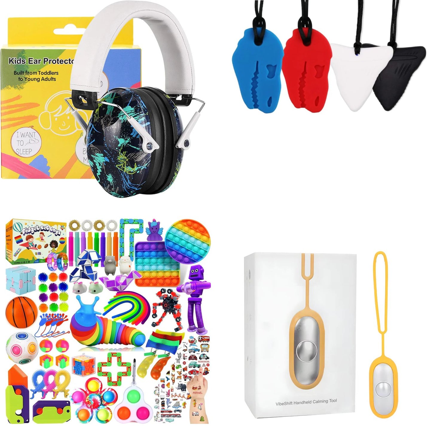 Calm Explorer Sensory Travel Kit | 4pc NDIS Regulation Bundle for Kids