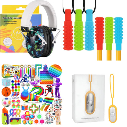 Calm Explorer Sensory Travel Kit | 4pc NDIS Regulation Bundle for Kids