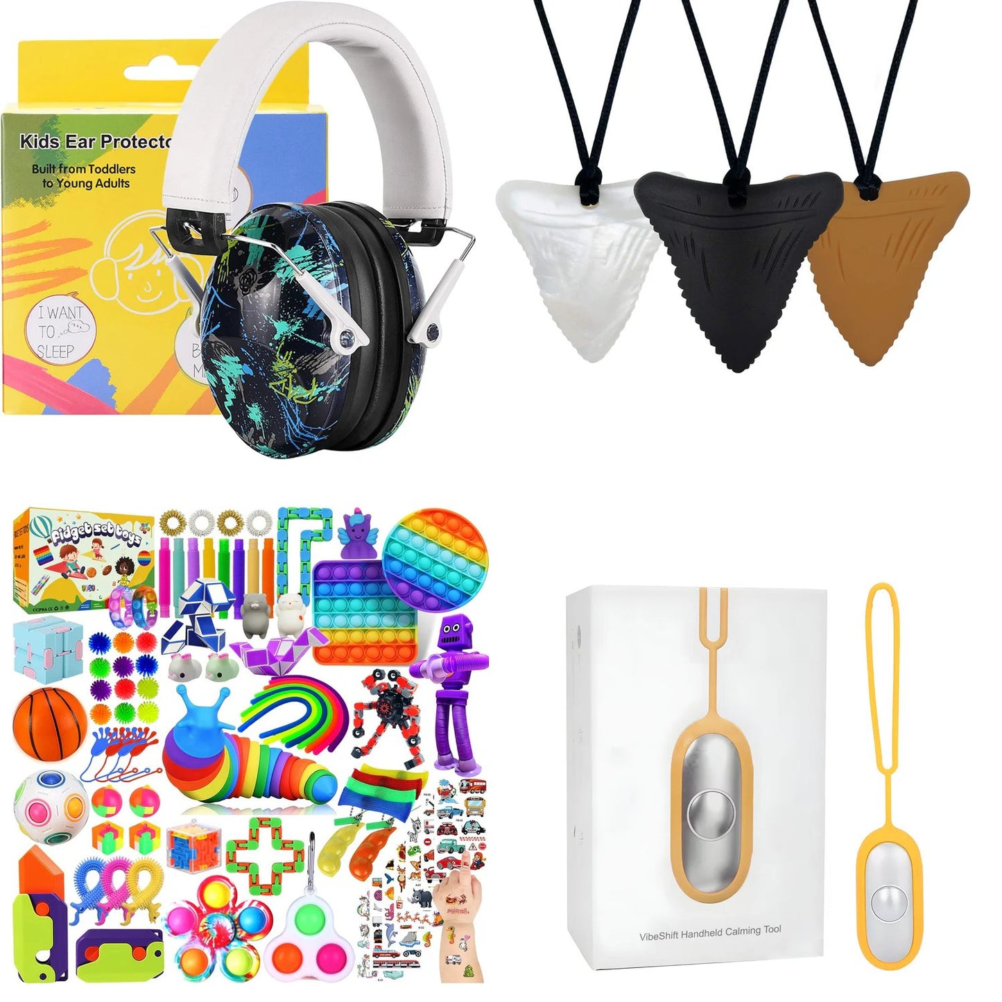 Calm Explorer Sensory Travel Kit | 4pc NDIS Regulation Bundle for Kids