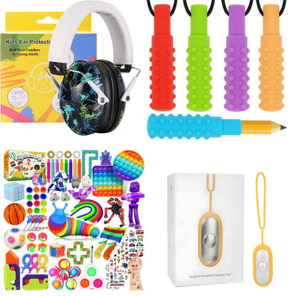 Calm Explorer Sensory Travel Kit | 4pc NDIS Regulation Bundle for Kids