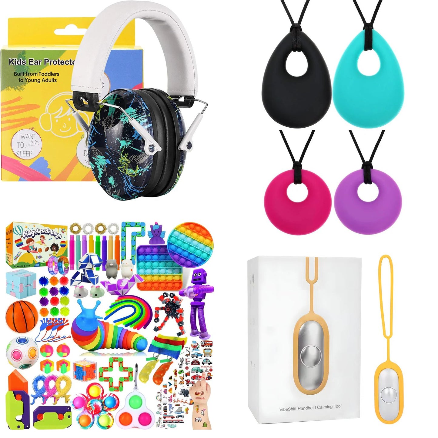 Calm Explorer Sensory Travel Kit | 4pc NDIS Regulation Bundle for Kids