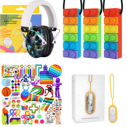 Calm Explorer Sensory Travel Kit | 4pc NDIS Regulation Bundle for Kids