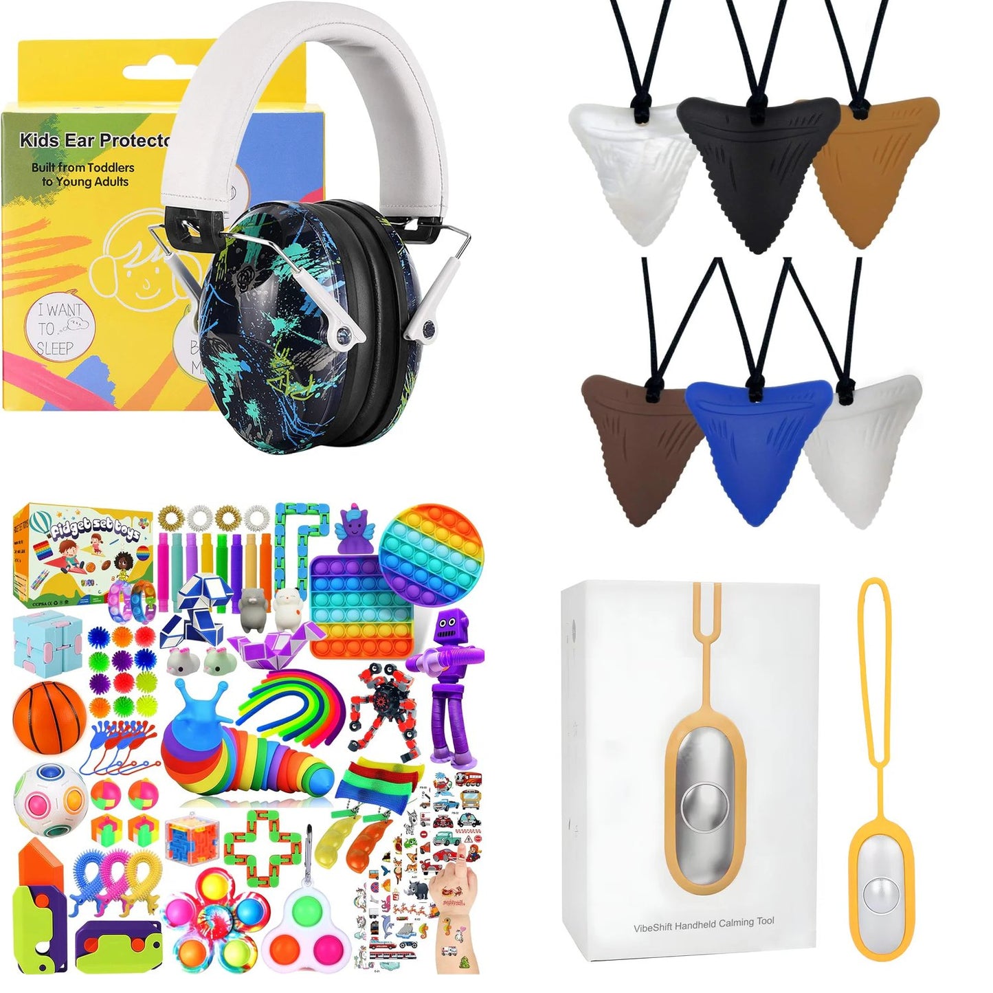 Calm Explorer Sensory Travel Kit | 4pc NDIS Regulation Bundle for Kids