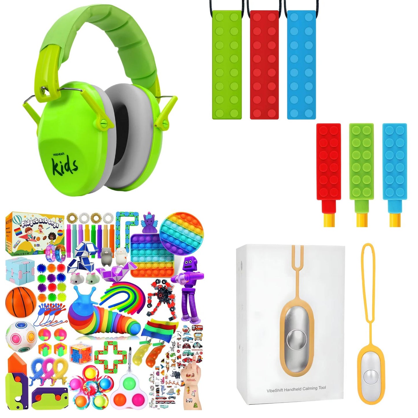 Calm Explorer Sensory Travel Kit | 4pc NDIS Regulation Bundle for Kids