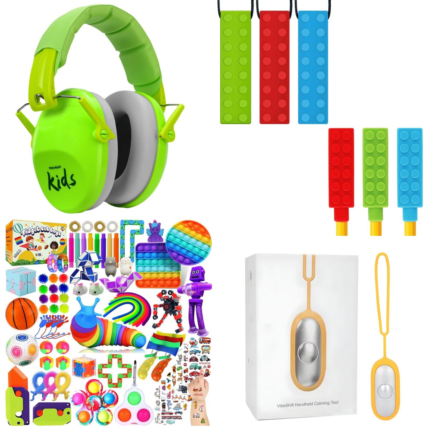 Calm Explorer Sensory Travel Kit | 4pc NDIS Regulation Bundle for Kids