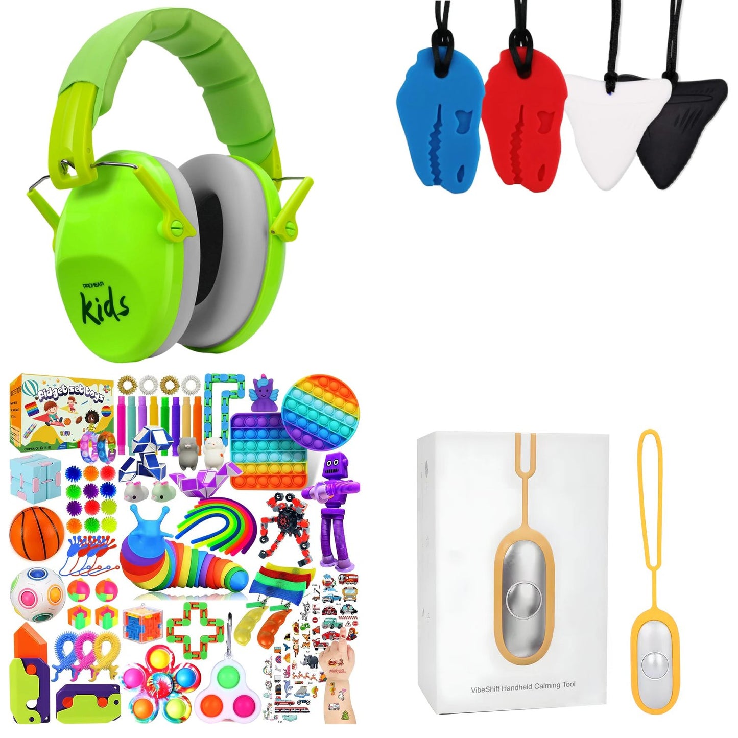 Calm Explorer Sensory Travel Kit | 4pc NDIS Regulation Bundle for Kids