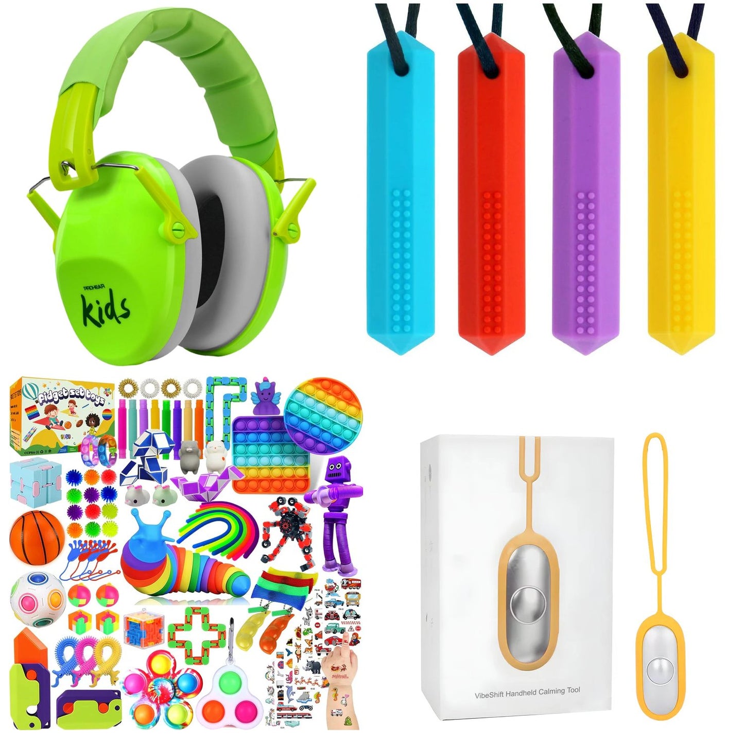 Calm Explorer Sensory Travel Kit | 4pc NDIS Regulation Bundle for Kids