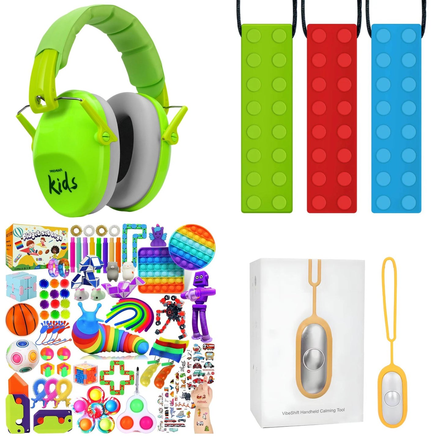 Calm Explorer Sensory Travel Kit | 4pc NDIS Regulation Bundle for Kids