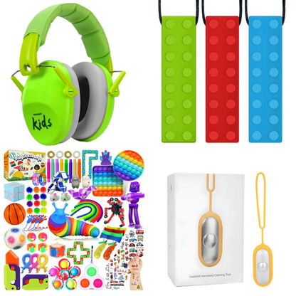 Calm Explorer Sensory Travel Kit | 4pc NDIS Regulation Bundle for Kids