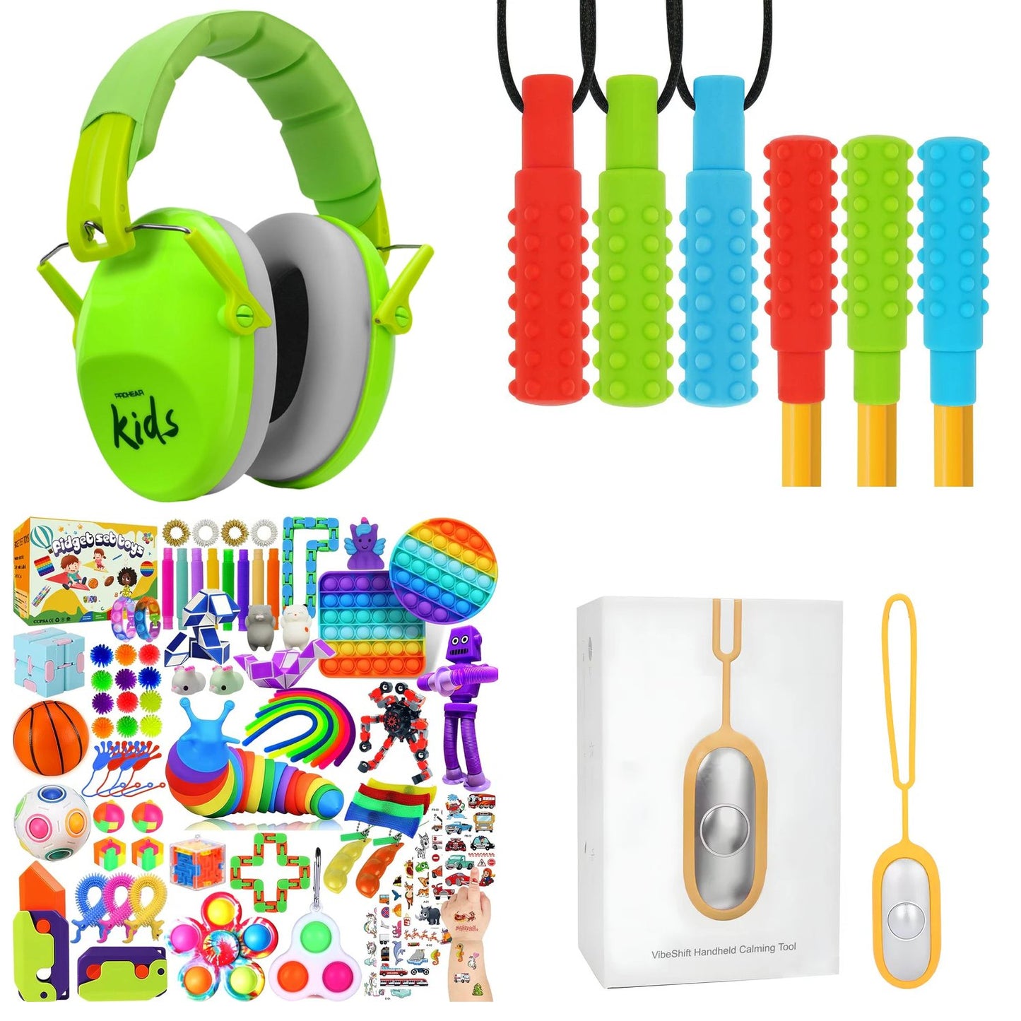 Calm Explorer Sensory Travel Kit | 4pc NDIS Regulation Bundle for Kids