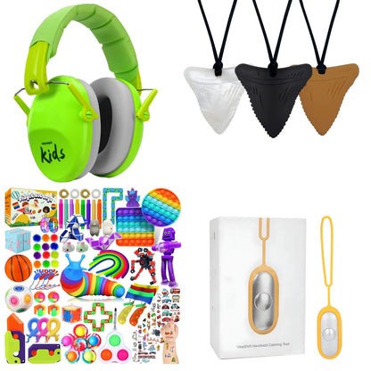 Calm Explorer Sensory Travel Kit | 4pc NDIS Regulation Bundle for Kids