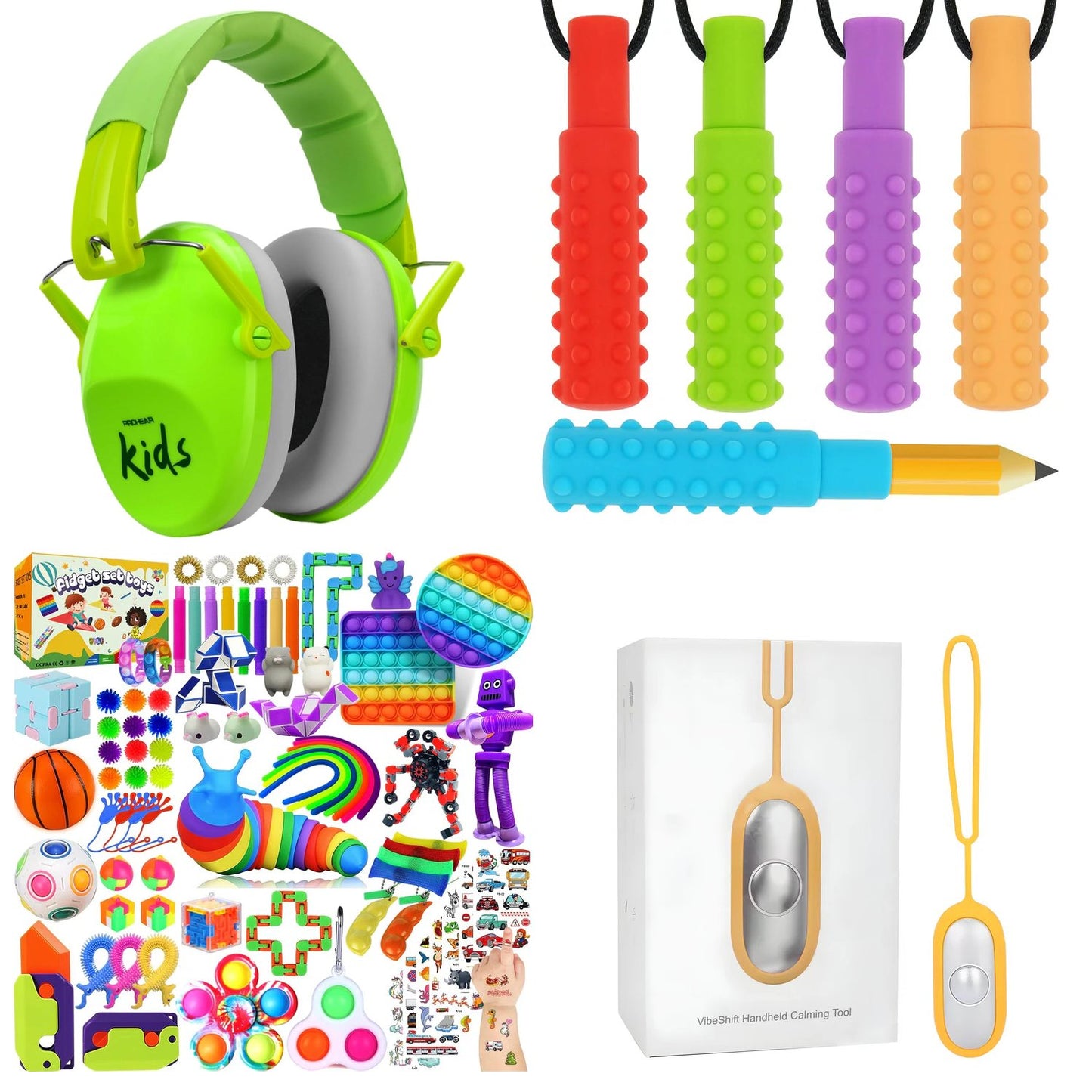 Calm Explorer Sensory Travel Kit | 4pc NDIS Regulation Bundle for Kids