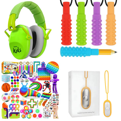 Calm Explorer Sensory Travel Kit | 4pc NDIS Regulation Bundle for Kids