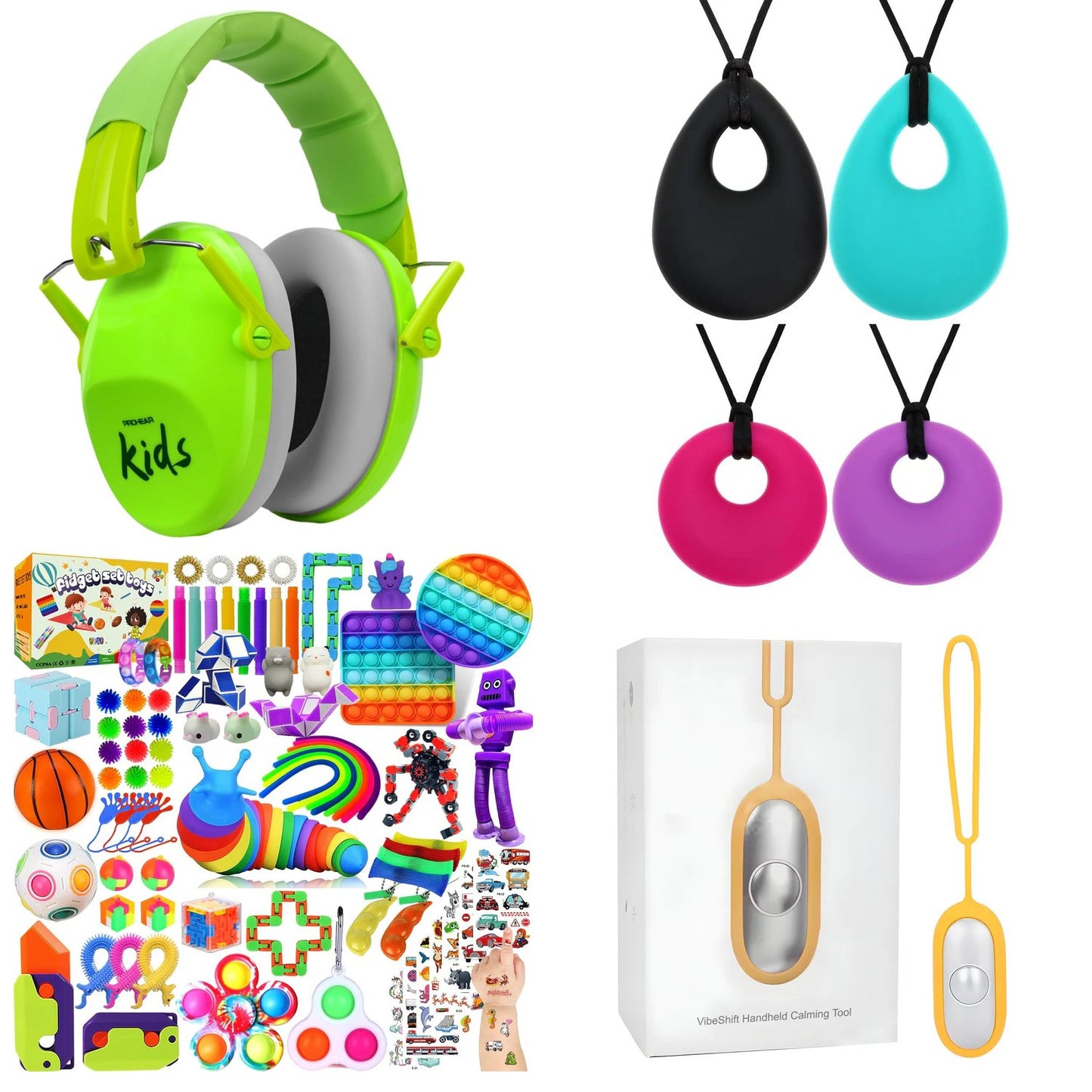 Calm Explorer Sensory Travel Kit | 4pc NDIS Regulation Bundle for Kids