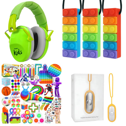 Calm Explorer Sensory Travel Kit | 4pc NDIS Regulation Bundle for Kids