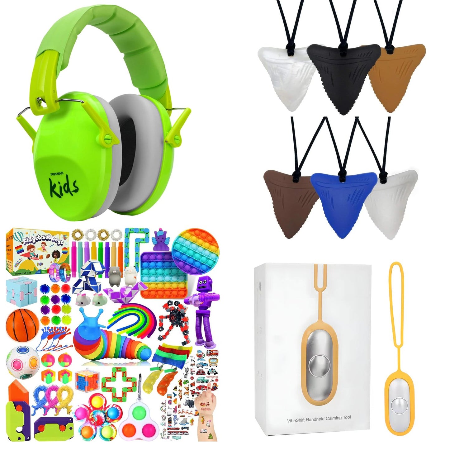 Calm Explorer Sensory Travel Kit | 4pc NDIS Regulation Bundle for Kids