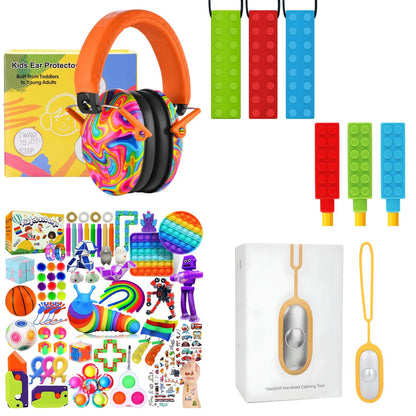 Calm Explorer Sensory Travel Kit | 4pc NDIS Regulation Bundle for Kids