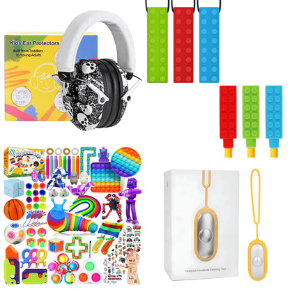 Calm Explorer Sensory Travel Kit | 4pc NDIS Regulation Bundle for Kids
